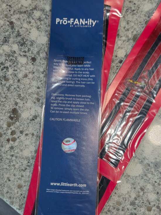 St. Louis Cardinals Hair Clip Extension – MLB Licensed Fan Gear (Lot of 3)